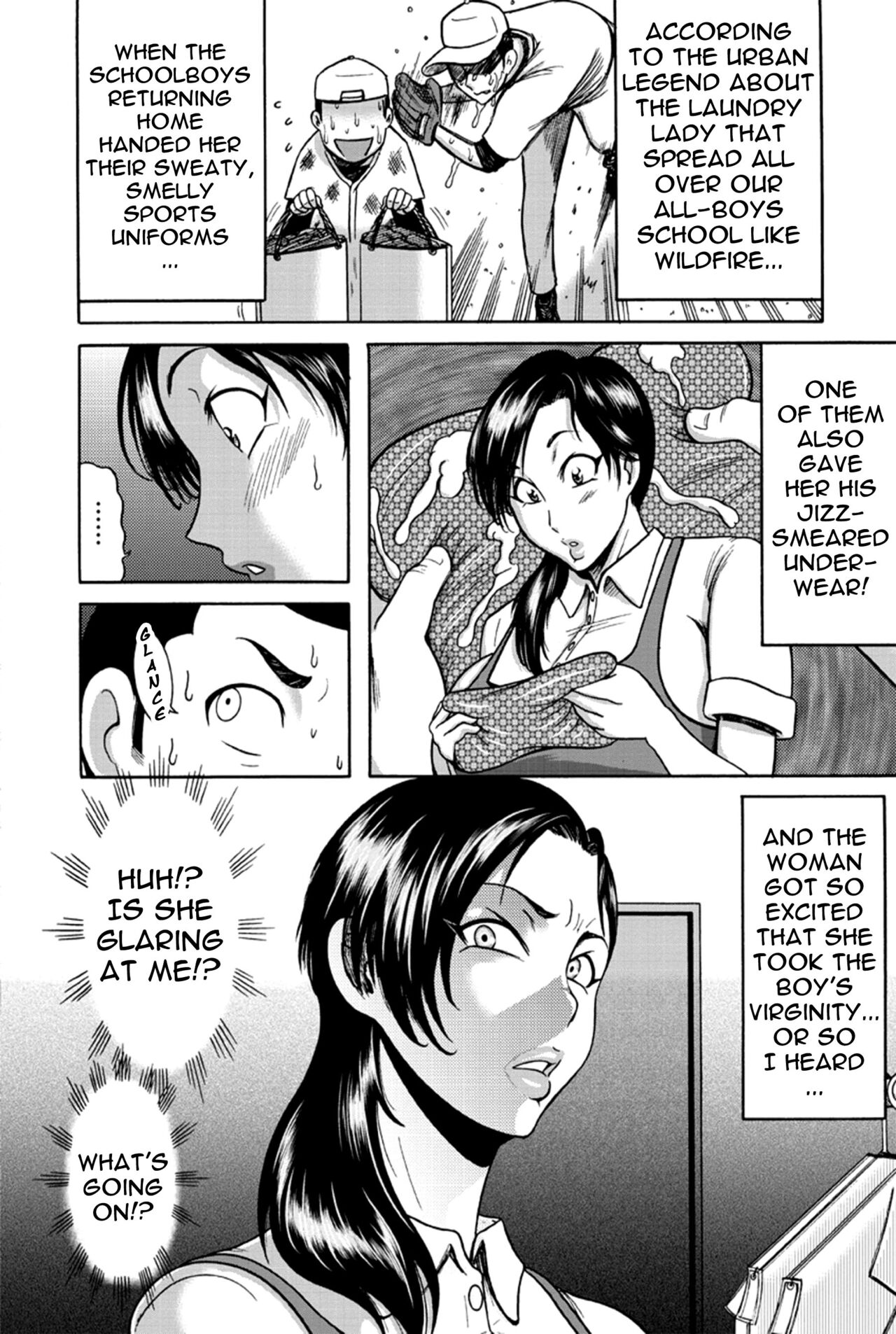 Toshi Densetsu no Bakunyuu Cleaning-ten | Busty Laundry Lady From The Urban Legend page 4 full