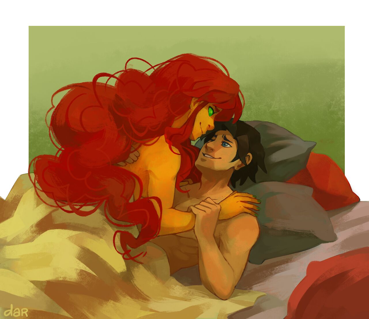 Nightwing  X starfire page 3 full
