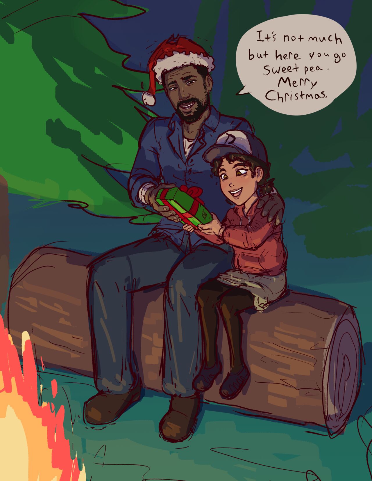 Clem's Christmas page 1 full