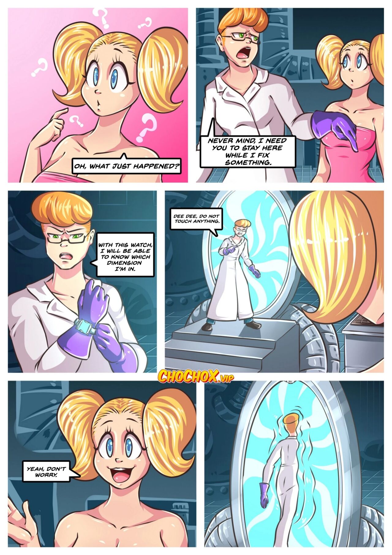 Between Dimensions | Dexter’s Laboratory page 10 full