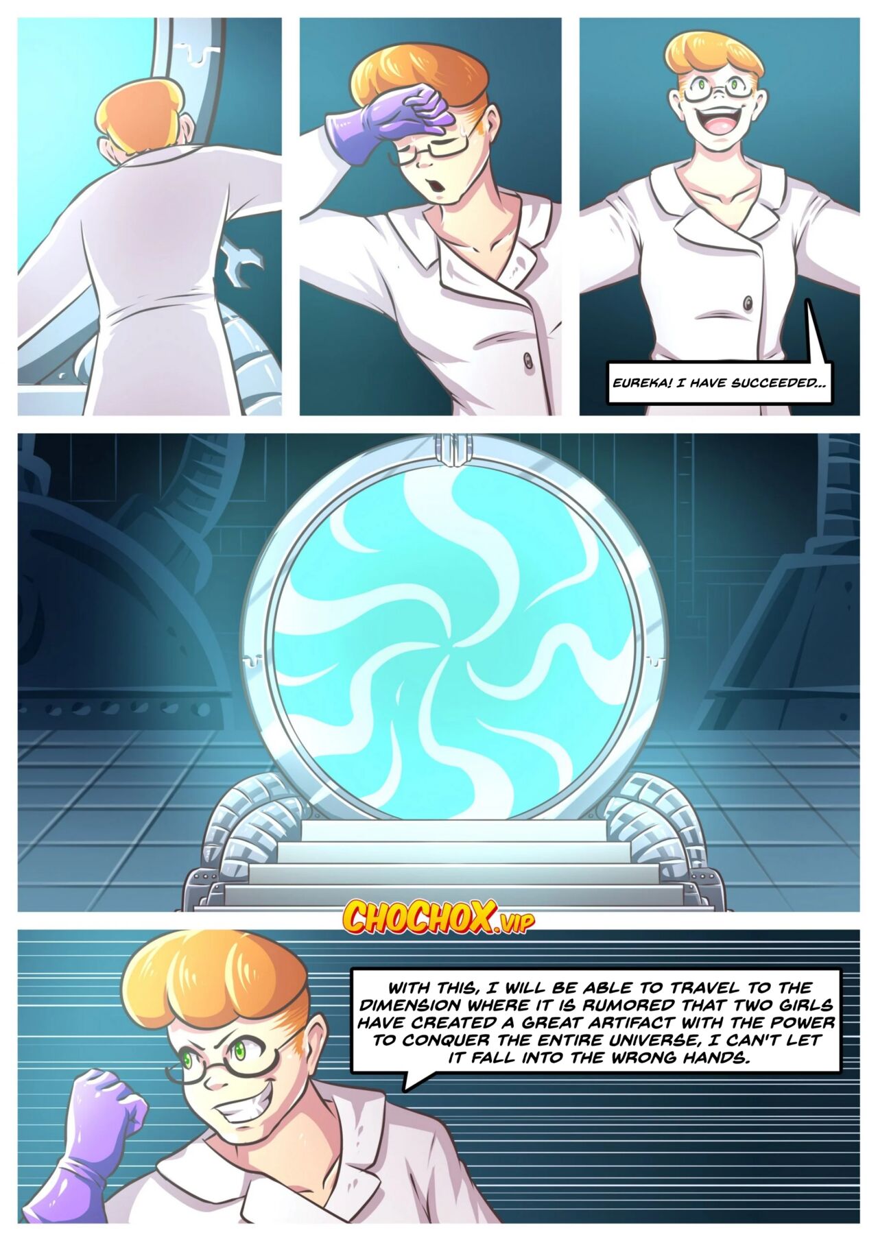 Between Dimensions | Dexter’s Laboratory page 2 full