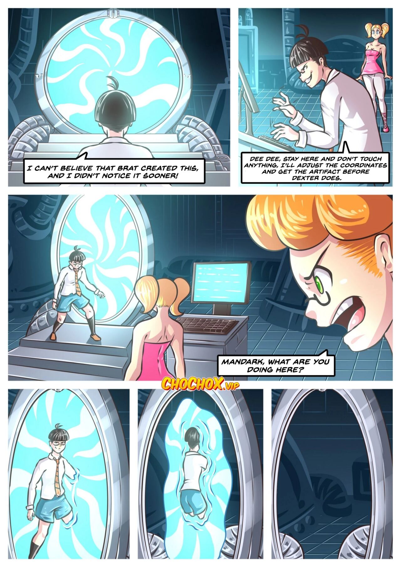 Between Dimensions | Dexter’s Laboratory page 8 full