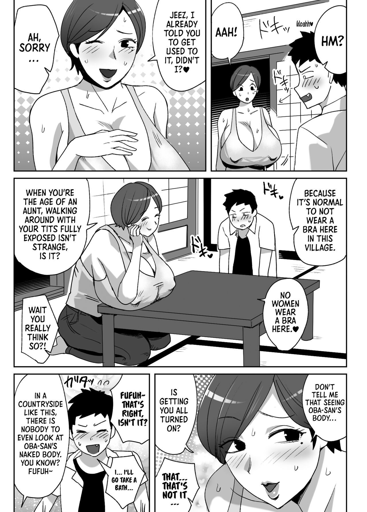 Jibun no Bakunyuu Body ga Eroito Omottenai Inaka no Obasan ni Hatsujou Shite Shimatta Boku  |  I Fucked My Aunt from the Countryside, Who didn't Think Her Huge Tits and Body were Lewd page 6 full