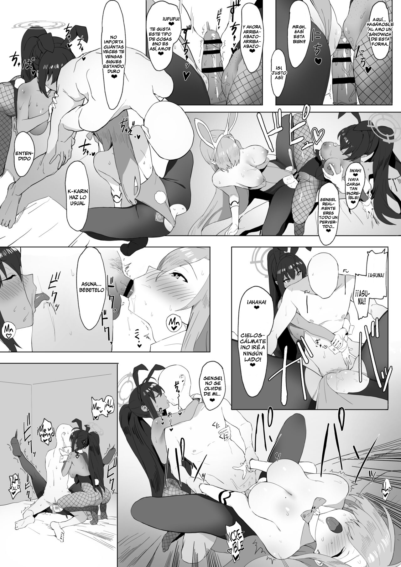 Asuna to Karin no Gohoushi | Asuna y Karin a tu Servicio page 10 full