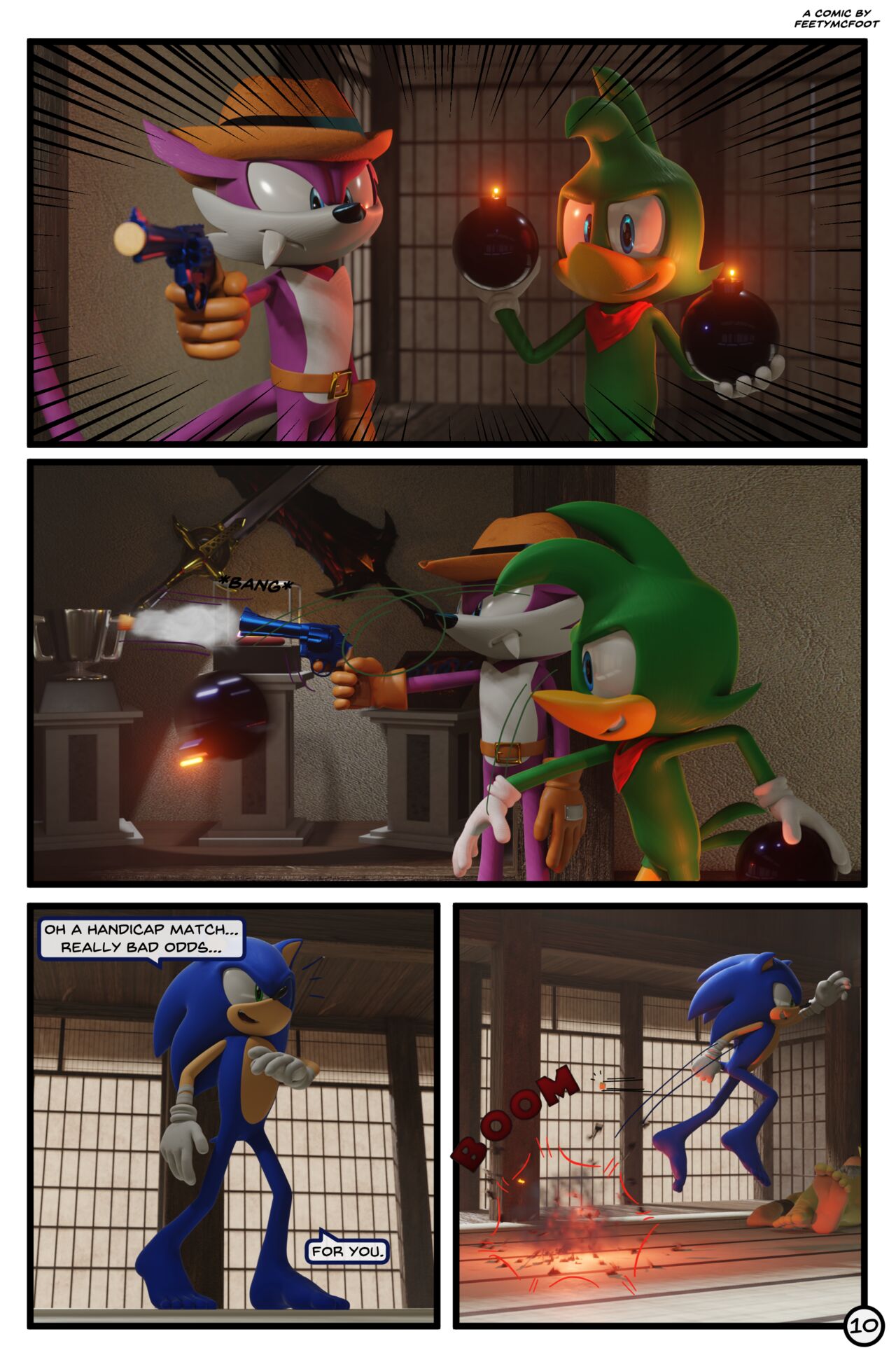 Sonic VS Team Hooligan page 10 full