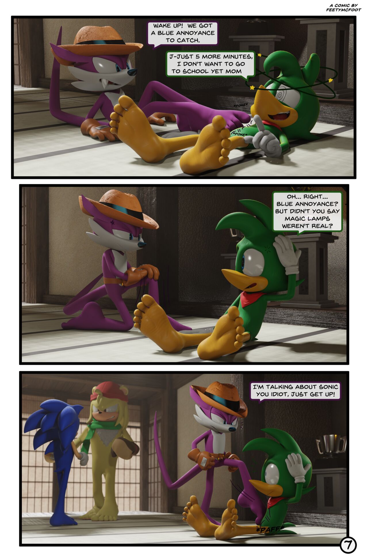 Sonic VS Team Hooligan page 7 full