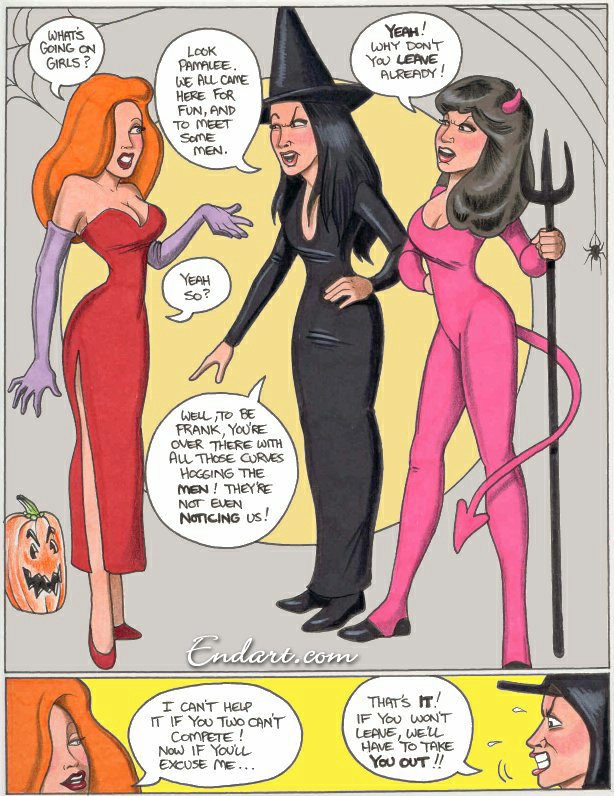 - Spanking Pamalee #11 - Jessica Rabbit Halloween Party page 6 full