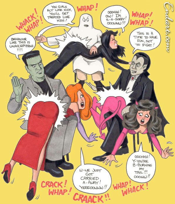- Spanking Pamalee #11 - Jessica Rabbit Halloween Party page 9 full