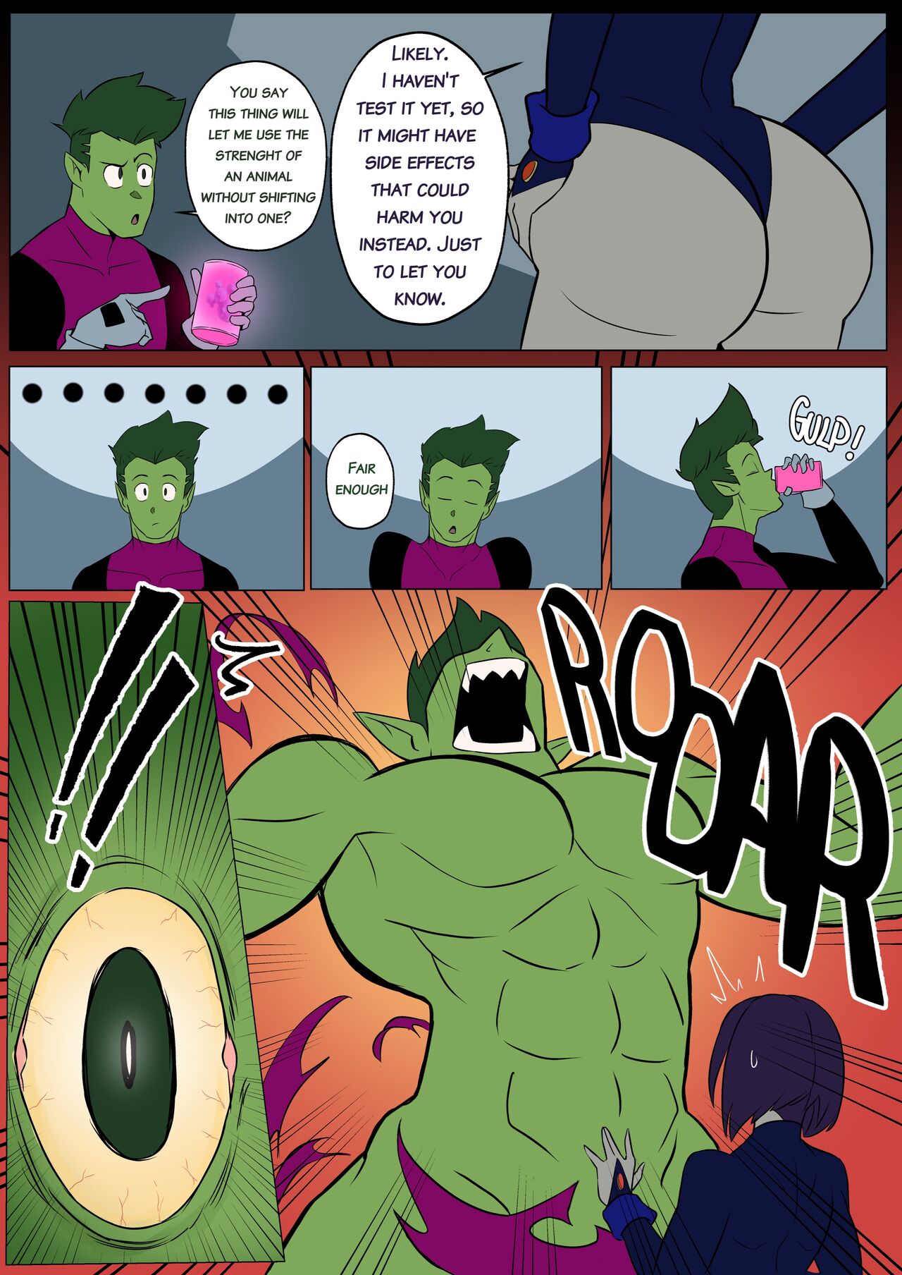 Raven’s Savage Serum page 1 full