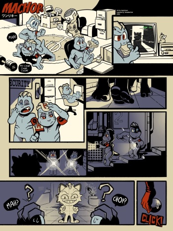 Machop comic cover