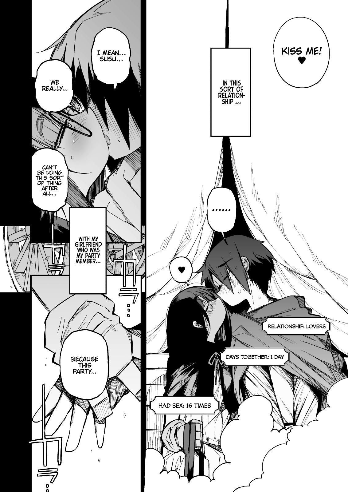 Renai Kinshi no Yuusha Party ni Mukanai Jimiko no S-kyuu Dosukebe Status | The S-Rank Pervert Status of the Unfit Homely Girl in the Hero Party With a Ban on Love page 8 full