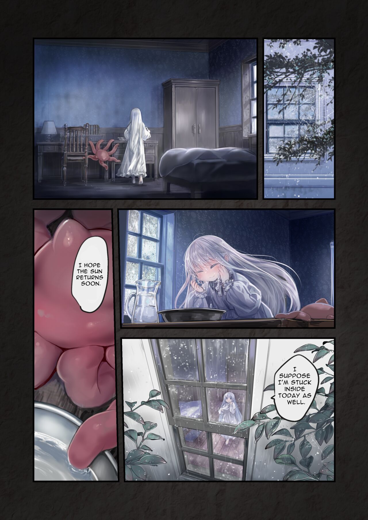 Connect ~A Girl Embraced Lovingly By The Tentacle~ page 8 full