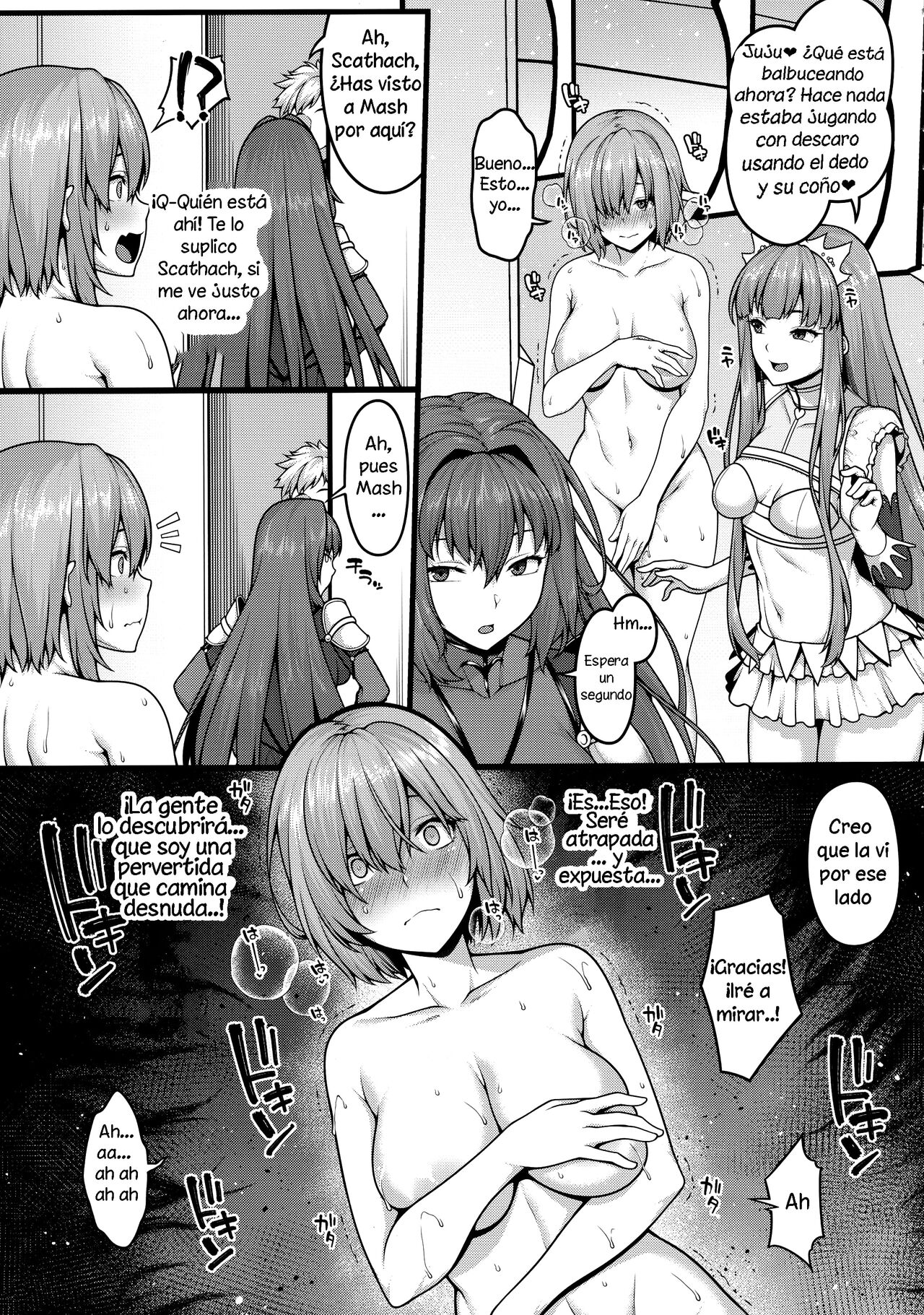 Zenra Roshutsu Shuujin Kanshi Onanie ni Dohamari shita Hentai Kouhai Mash Kyrielight page 6 full