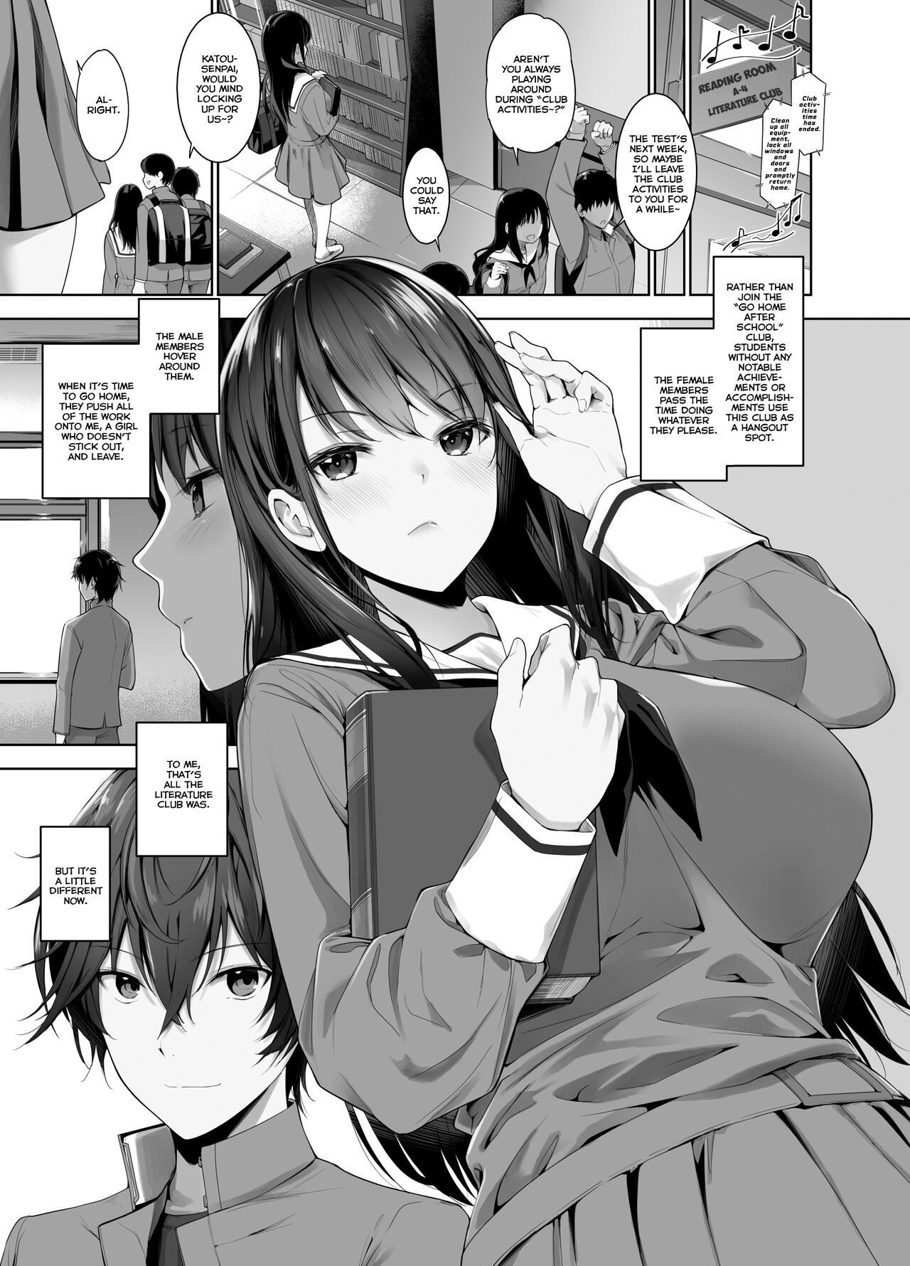 Boku to Rina Senpai no Himitsu no Bukatsudou ~Mysterious na Senpai ga Hatsujou Shite H ni Muchuu ni Naru Hanashi~ page 2 full