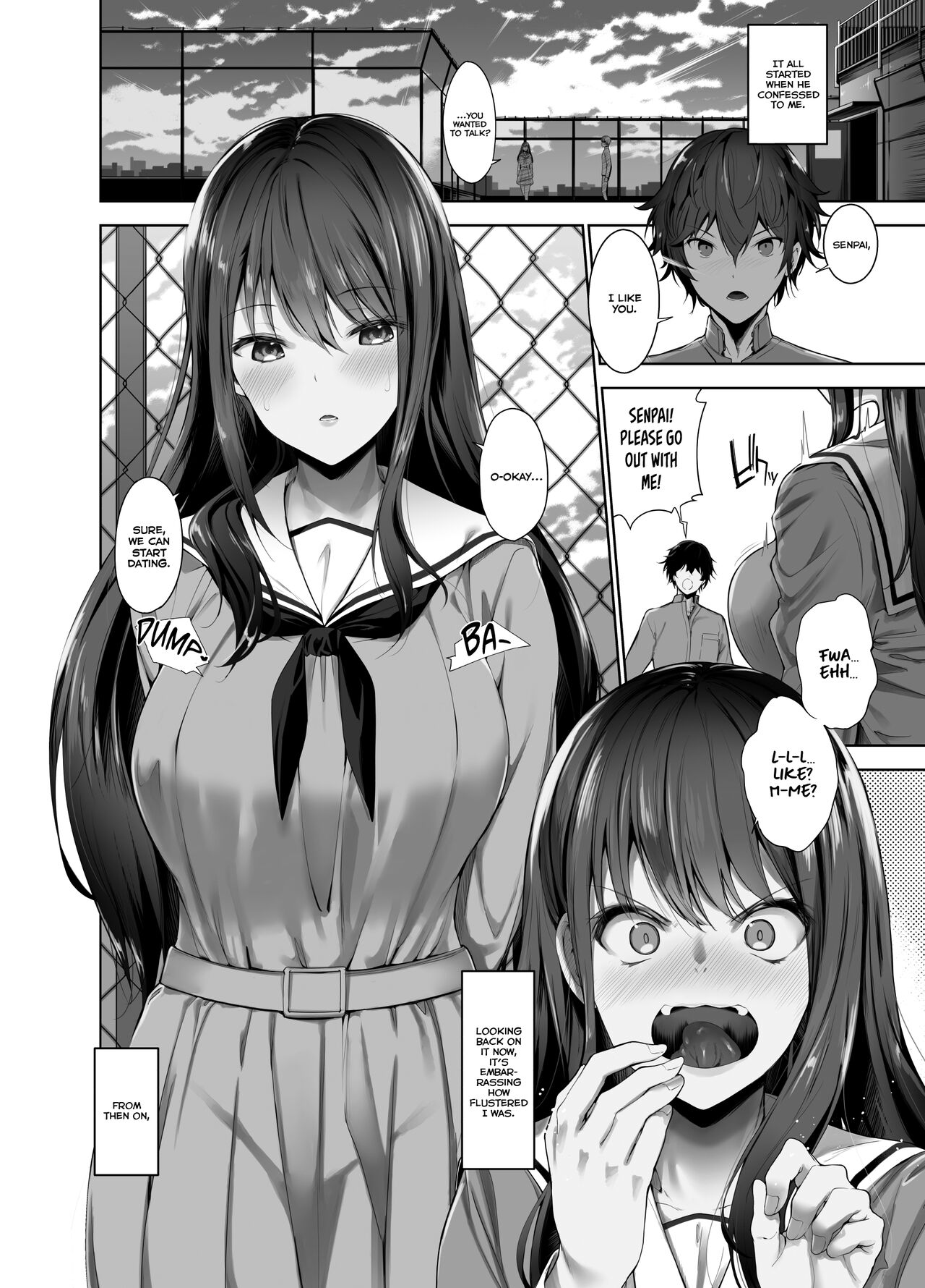 Boku to Rina Senpai no Himitsu no Bukatsudou ~Mysterious na Senpai ga Hatsujou Shite H ni Muchuu ni Naru Hanashi~ page 3 full