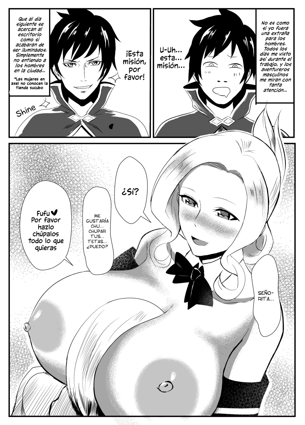 Uketsukejou to Chiisana Boukensha | La Recepcionista y el Pequeño Aventurero page 9 full