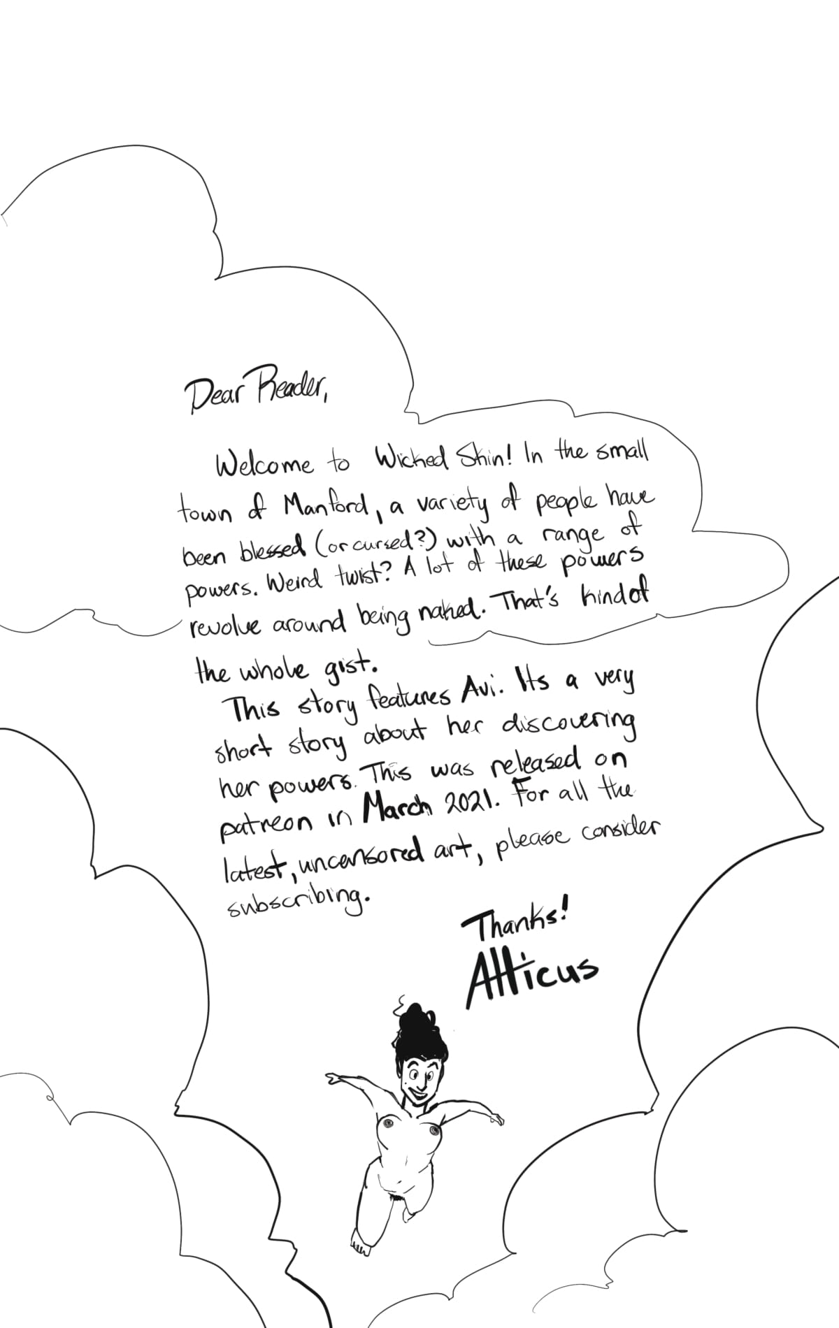Wicked Skin: Issue 1 - Avi page 2 full