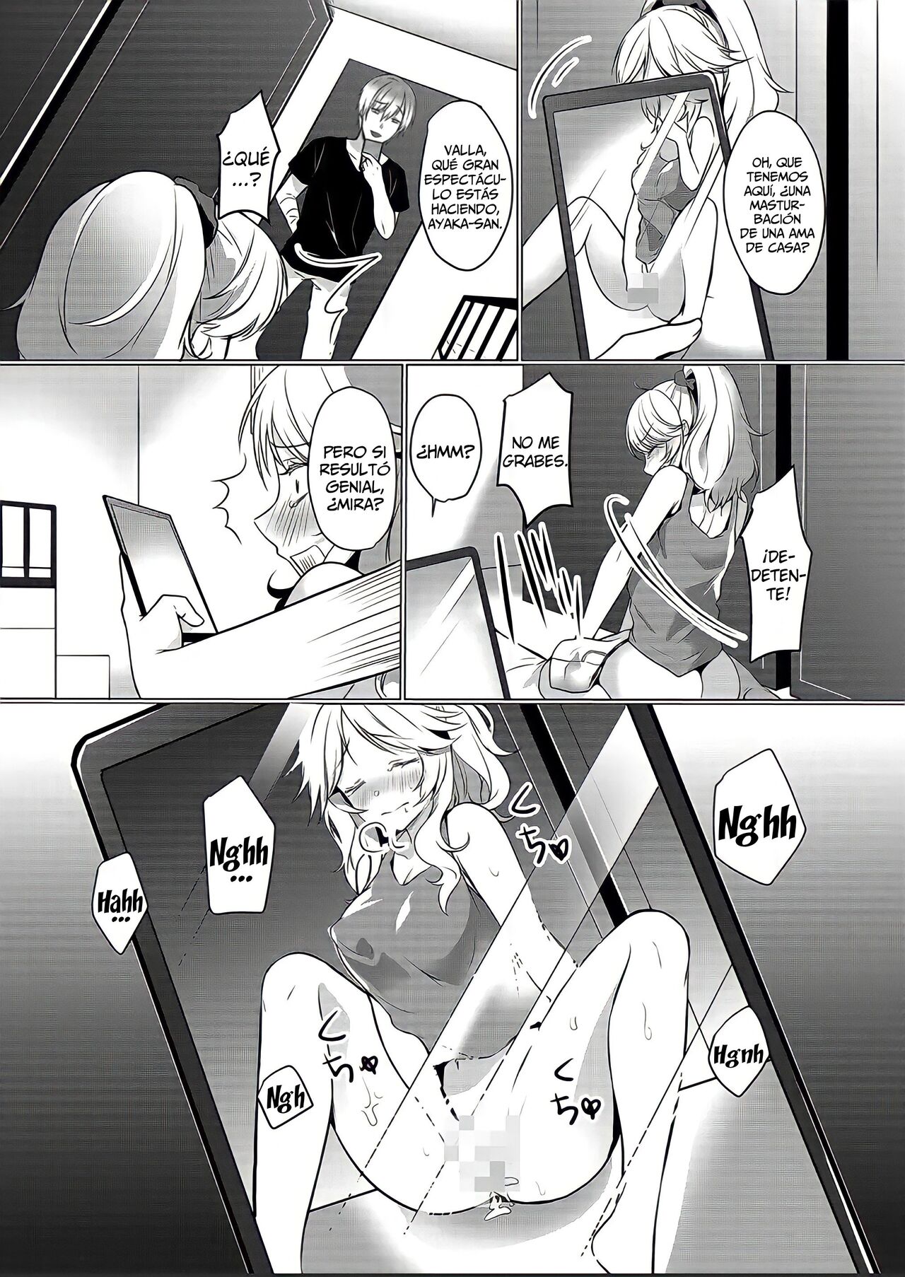 Junyuuchuu no Yanmama ni Pakopako Tanetsuke!! ~ Sonna ni Dasaretara Milk ga Afurechau! 3 | ¡Programa de Masturbación de una Mamá Gyaru Sexualmente Frustrada! - Capítulo 3 page 4 full