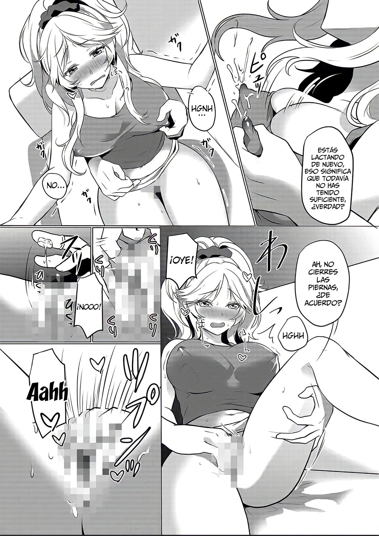 Junyuuchuu no Yanmama ni Pakopako Tanetsuke!! ~ Sonna ni Dasaretara Milk ga Afurechau! 3 | ¡Programa de Masturbación de una Mamá Gyaru Sexualmente Frustrada! - Capítulo 3 page 8 full
