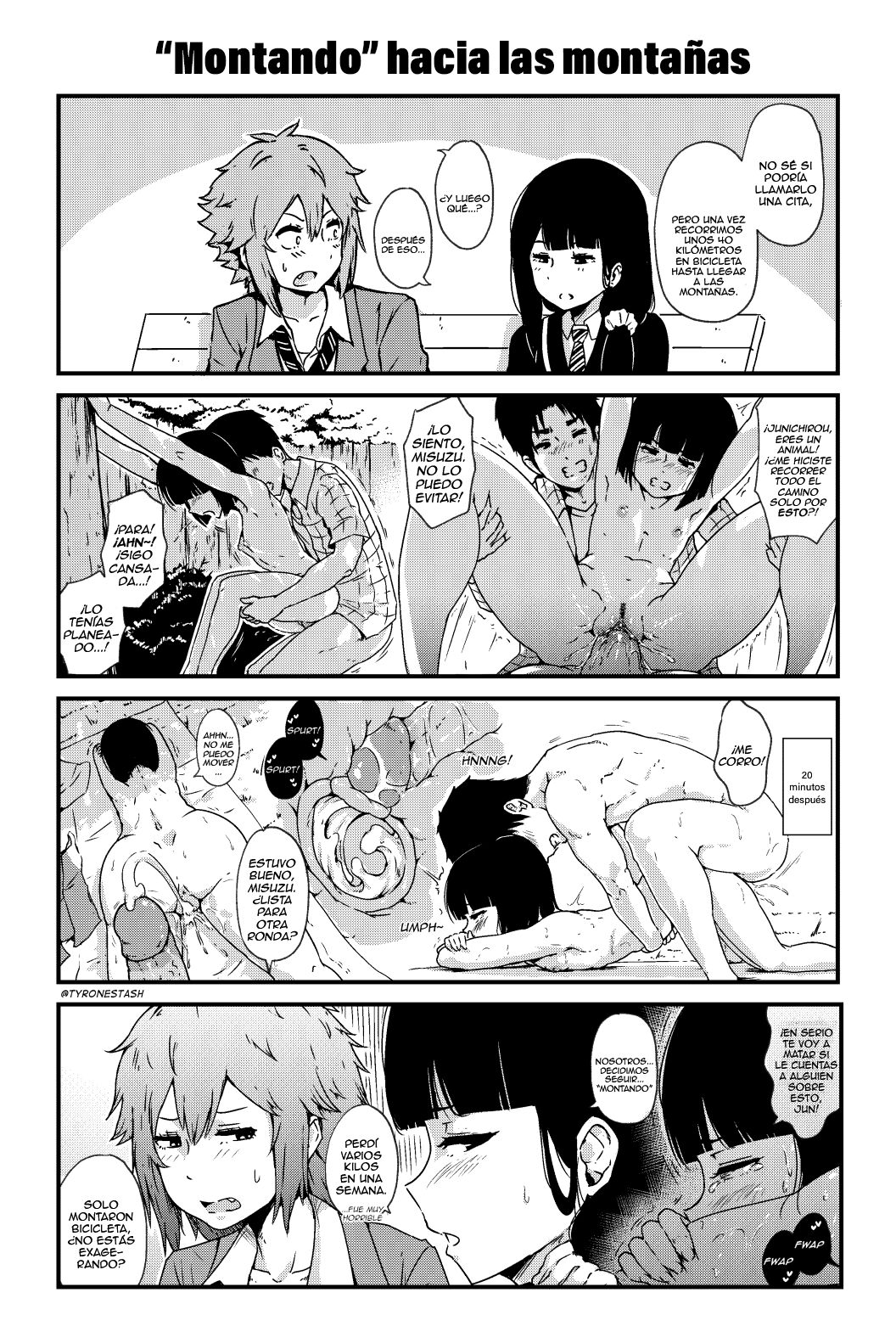 Tomo-chan comics page 9 full