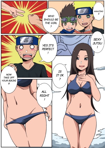 Naruto x Konohamaru TSF cover