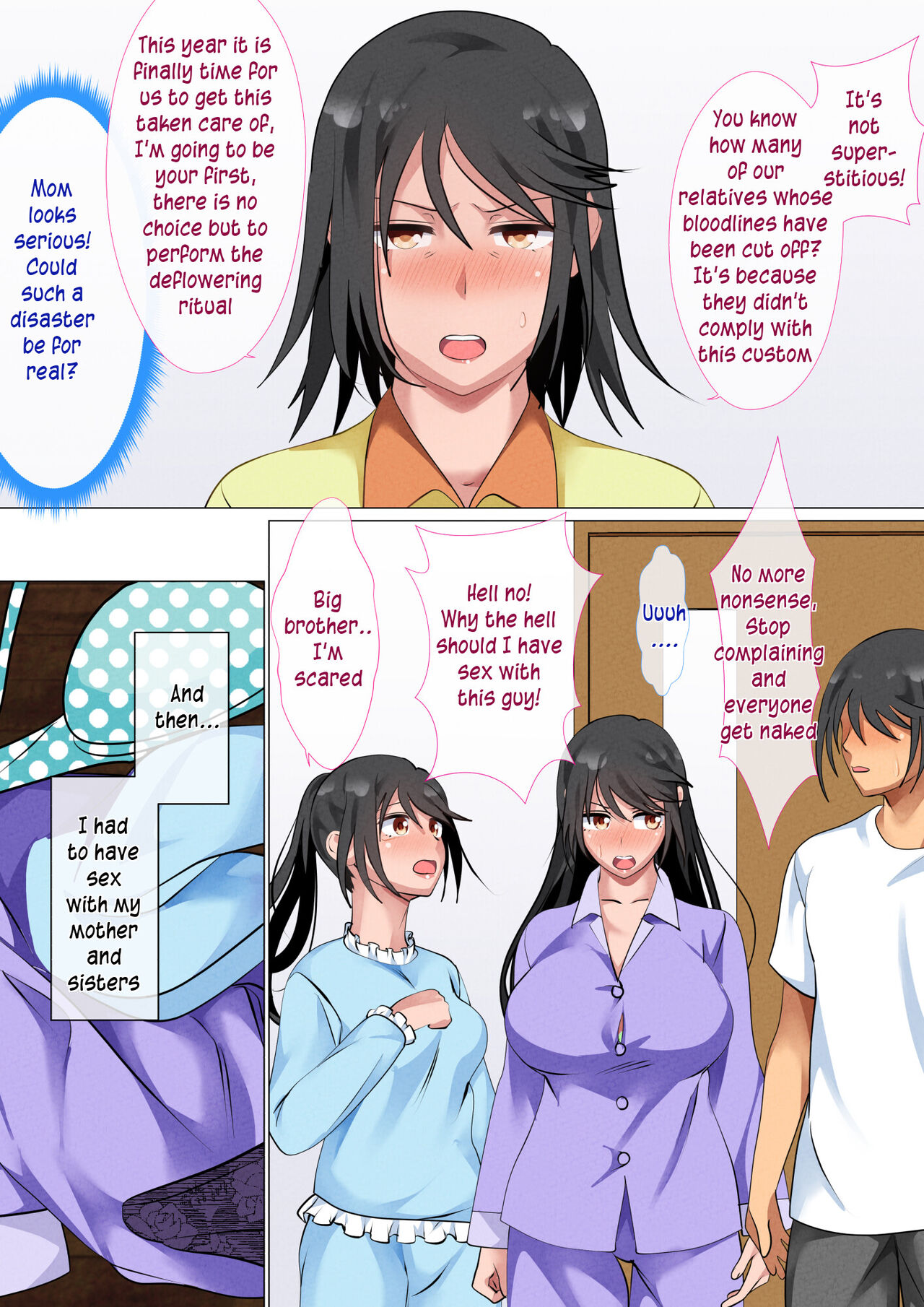 Kazoku De Musuko O Fudeoroshi Suru Narawashi Ga Sonzai Suru Kakei | A family with a tradition of taking their son's virginity page 9 full