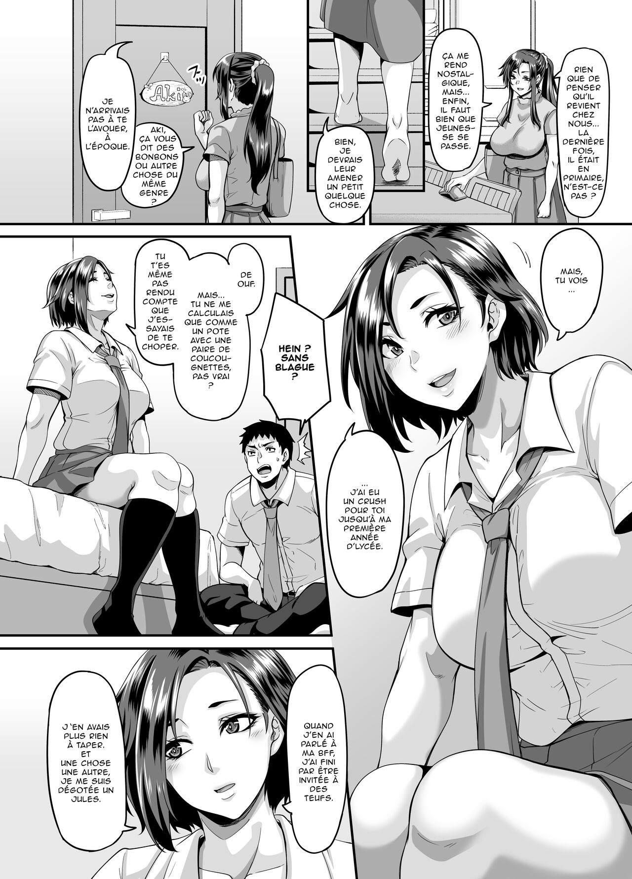 Sukebe na Musume no Otoshikata Dosukebe na Oba-san ga Shikonde Ageru | Une MILF dévergondée va t'apprendre comment faire pour que sa salope de fille te tombe dans les bras page 5 full