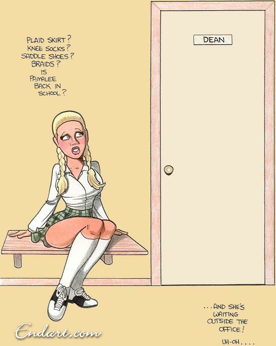 - Spanking Pamalee #8 - Willing Schoolgirl page 1 full