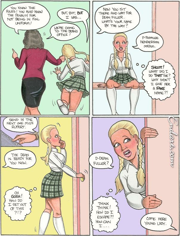 - Spanking Pamalee #8 - Willing Schoolgirl page 6 full