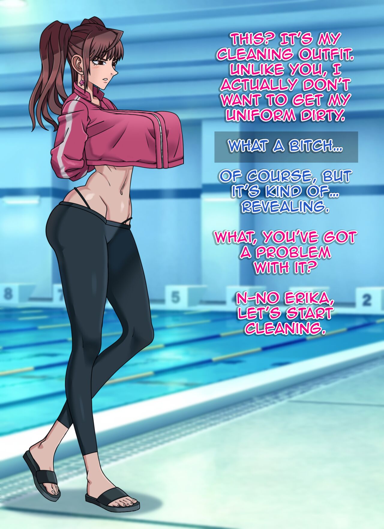 Cleaning Pool with Erika Kuramoto page 5 full
