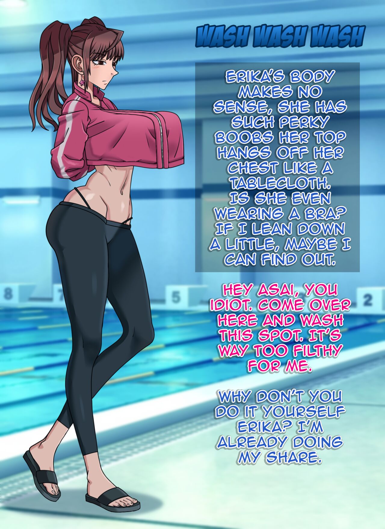 Cleaning Pool with Erika Kuramoto page 6 full