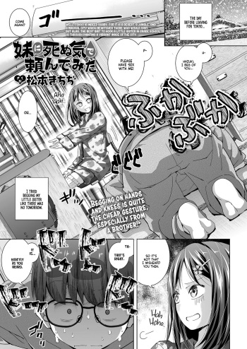 Imouto ni Shinukide Tanonde mita | I Tried Begging My Little Sister Like There Was No Tomorrow. cover