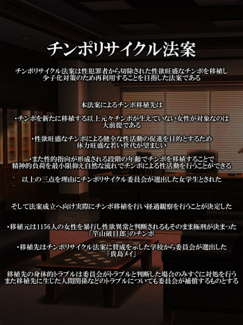 Chinpo Recycle Gokuakusei Hanzaisha Chinpo o Yuutousei no Onnanoko ni Ishoku Shita Kekka cover