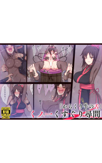 Kunoichi kusuguri jinmon「Karakuri ushi no shita」 cover