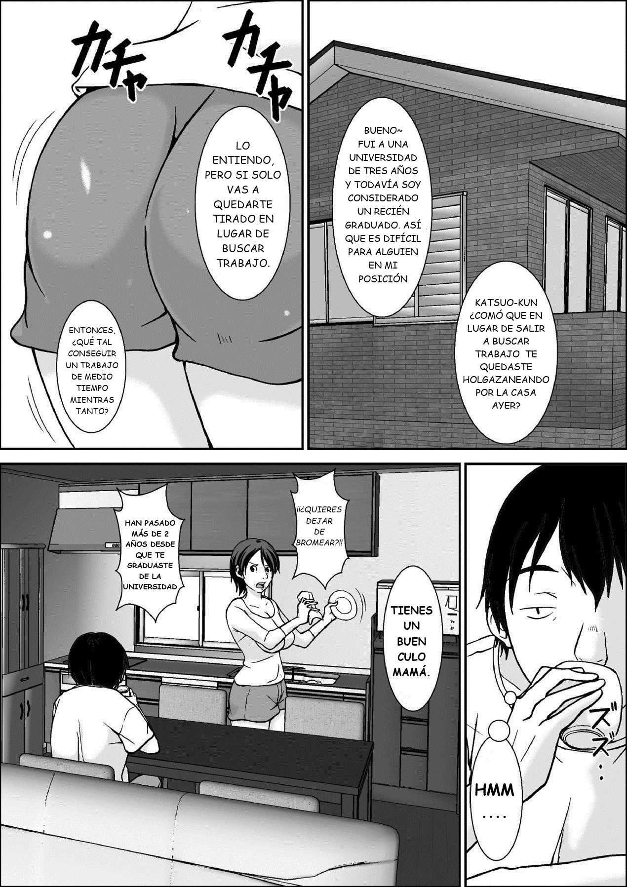 Kora! Anta Hahaoya o Kudoite Nani Shiyoutte Iu no! | ¡Oye! ¡¿Qué haces seduciendo a tu madre!? page 2 full
