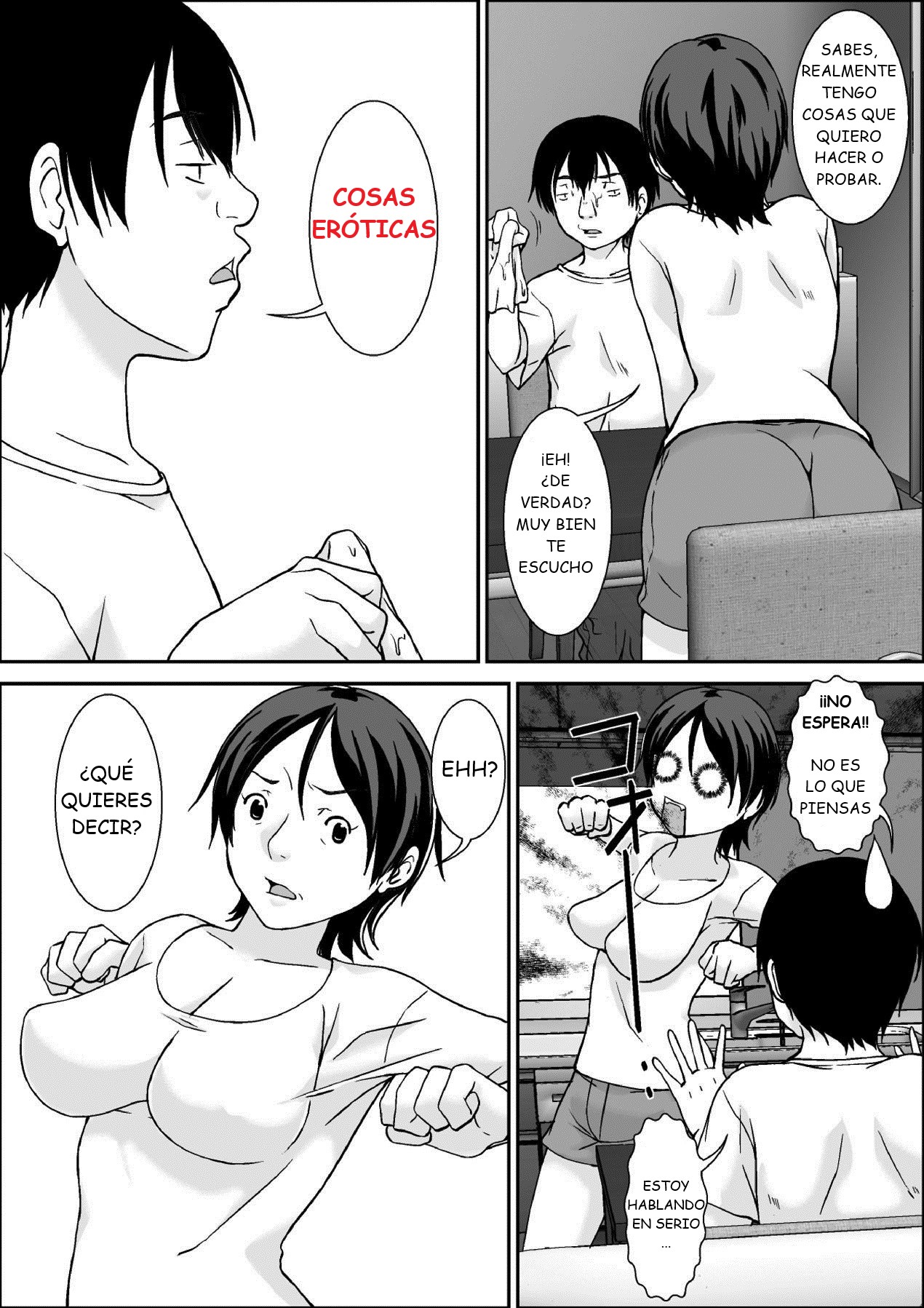 Kora! Anta Hahaoya o Kudoite Nani Shiyoutte Iu no! | ¡Oye! ¡¿Qué haces seduciendo a tu madre!? page 4 full