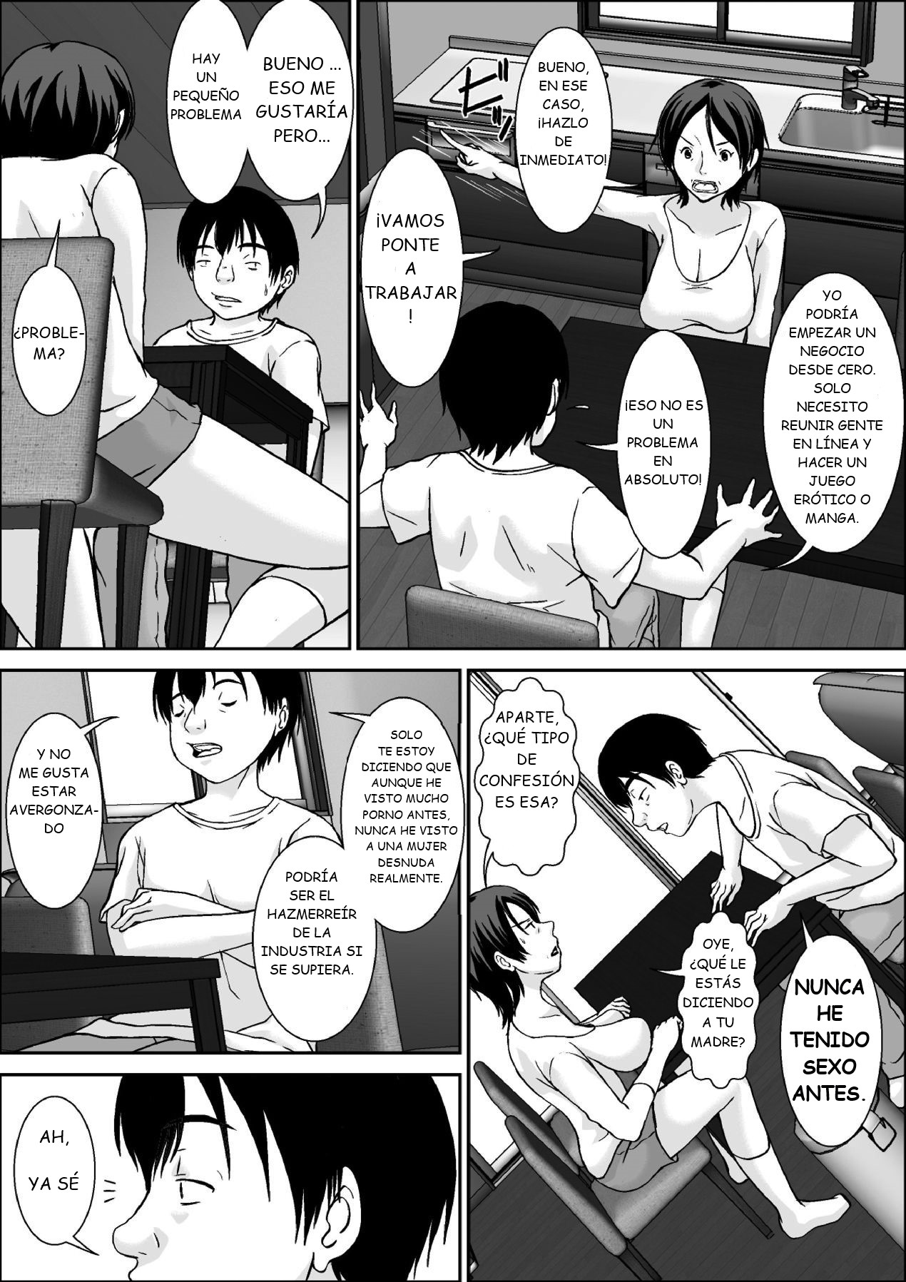 Kora! Anta Hahaoya o Kudoite Nani Shiyoutte Iu no! | ¡Oye! ¡¿Qué haces seduciendo a tu madre!? page 6 full