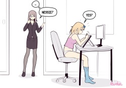 [Lewdua] Karen Showing Nessie The Truth (Full Story)