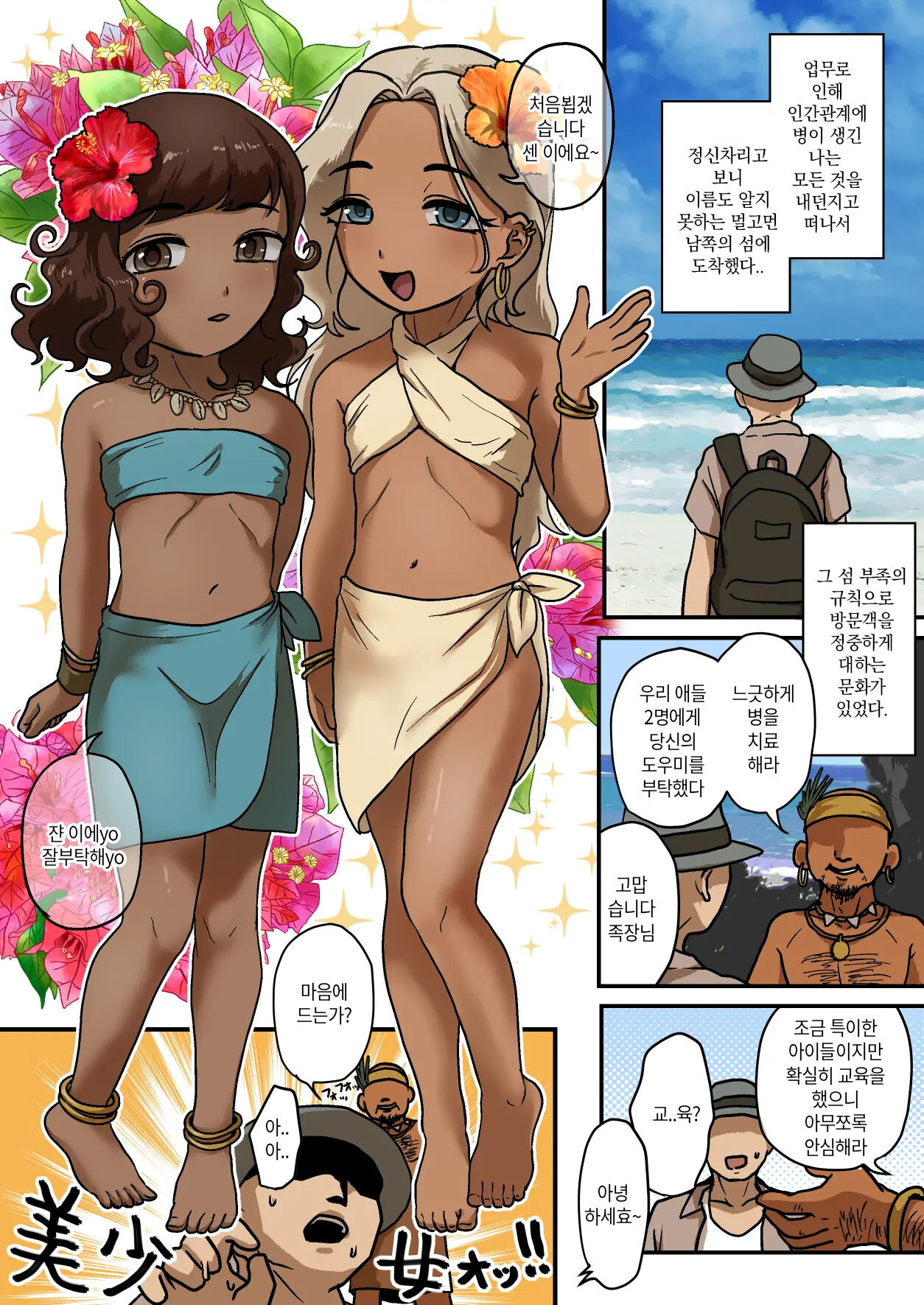 Otokonoko Soap Shima | 낭자애 소프 아일랜드 page 2 full