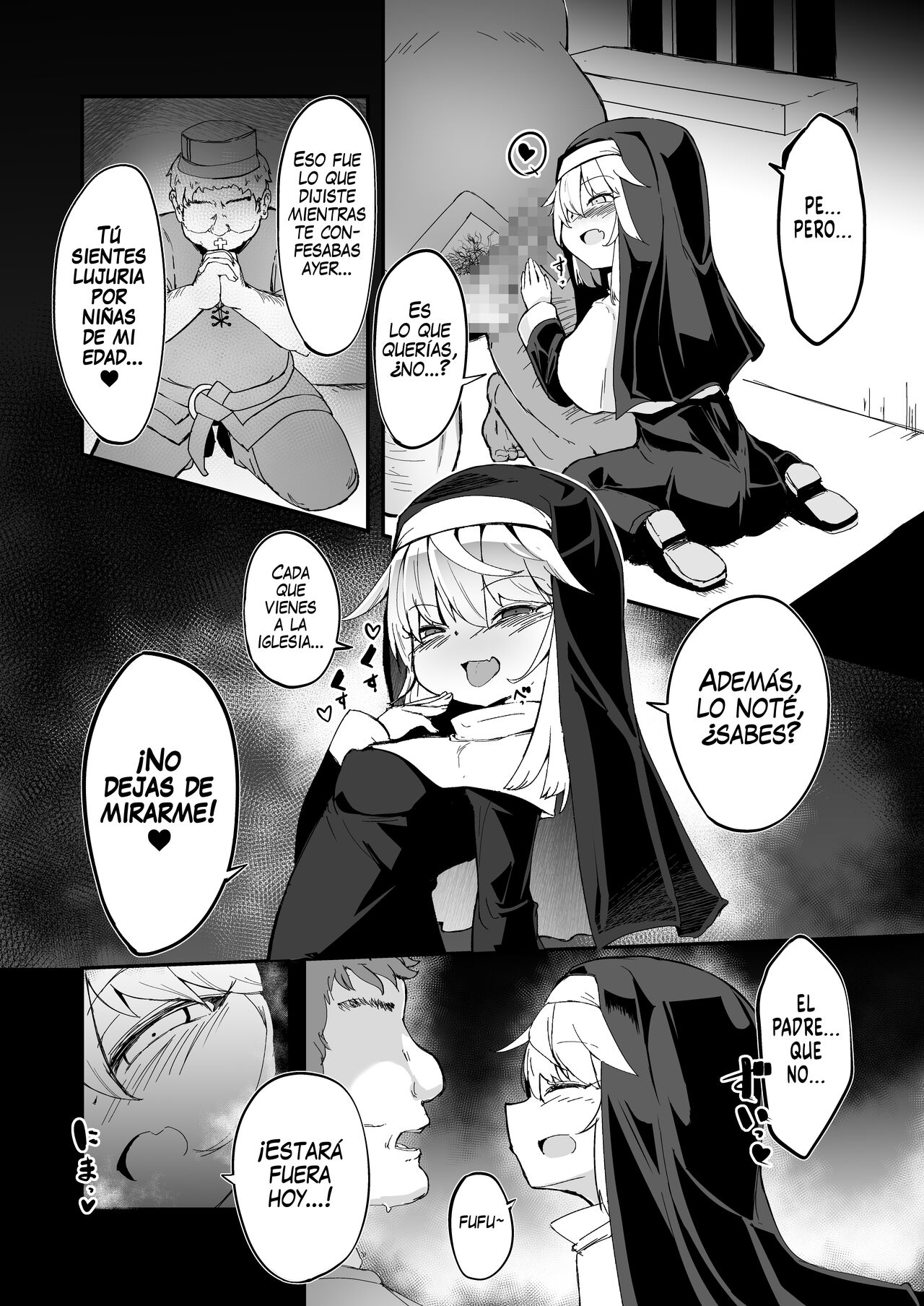 Zangeshitsu no Chiisana Ero Sister | La Pervertida Hermanita del Confesionario page 3 full