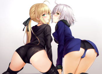 Jeanne d'Arc x Artoria Pendragon cover