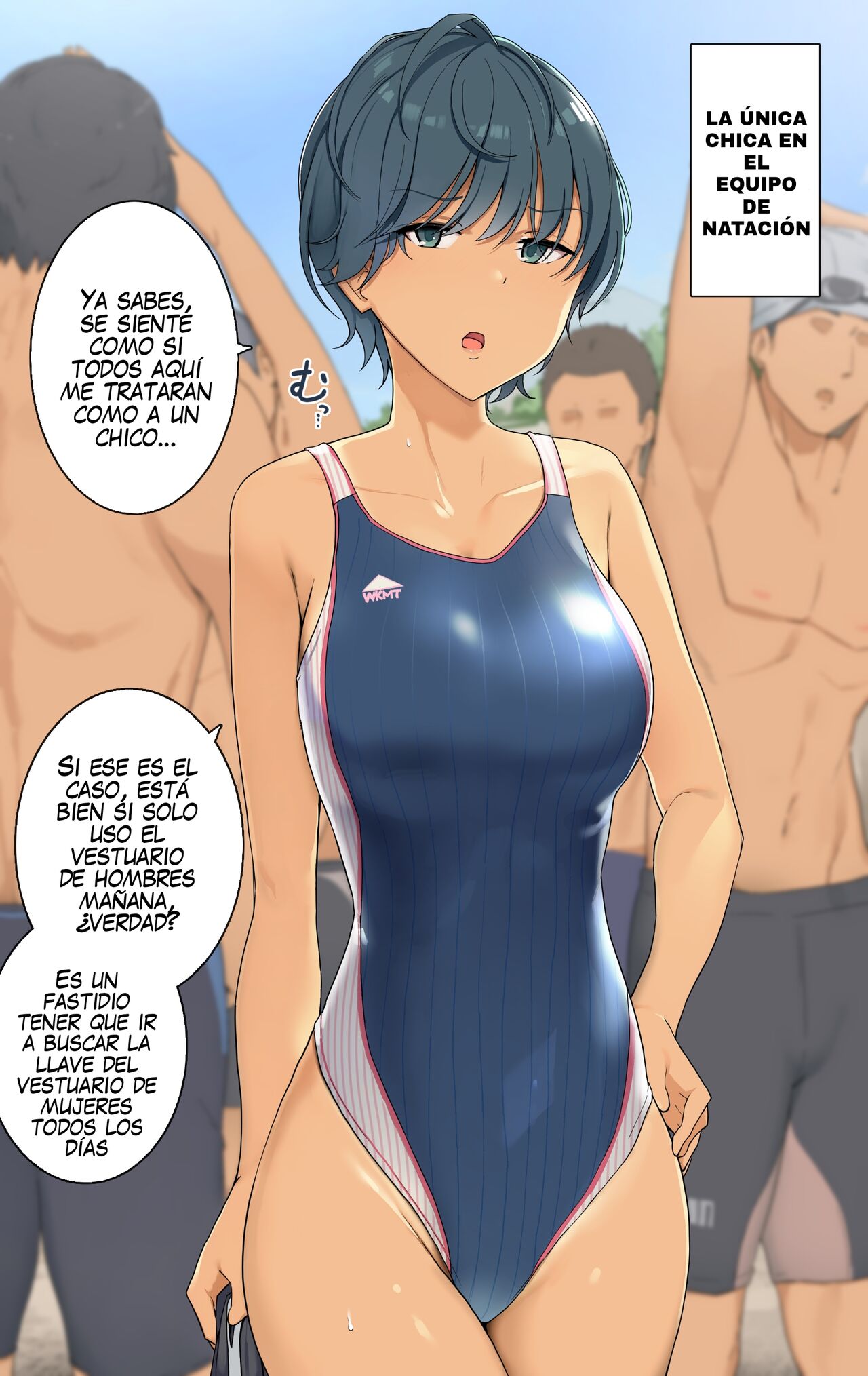 Joshi Buin Hitori dake no Suieibu | La Única Chica En El Equipo De Natación page 1 full
