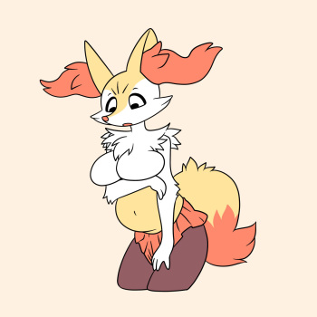 Pompuffy - Braixen Pregnant Belly Sequence cover