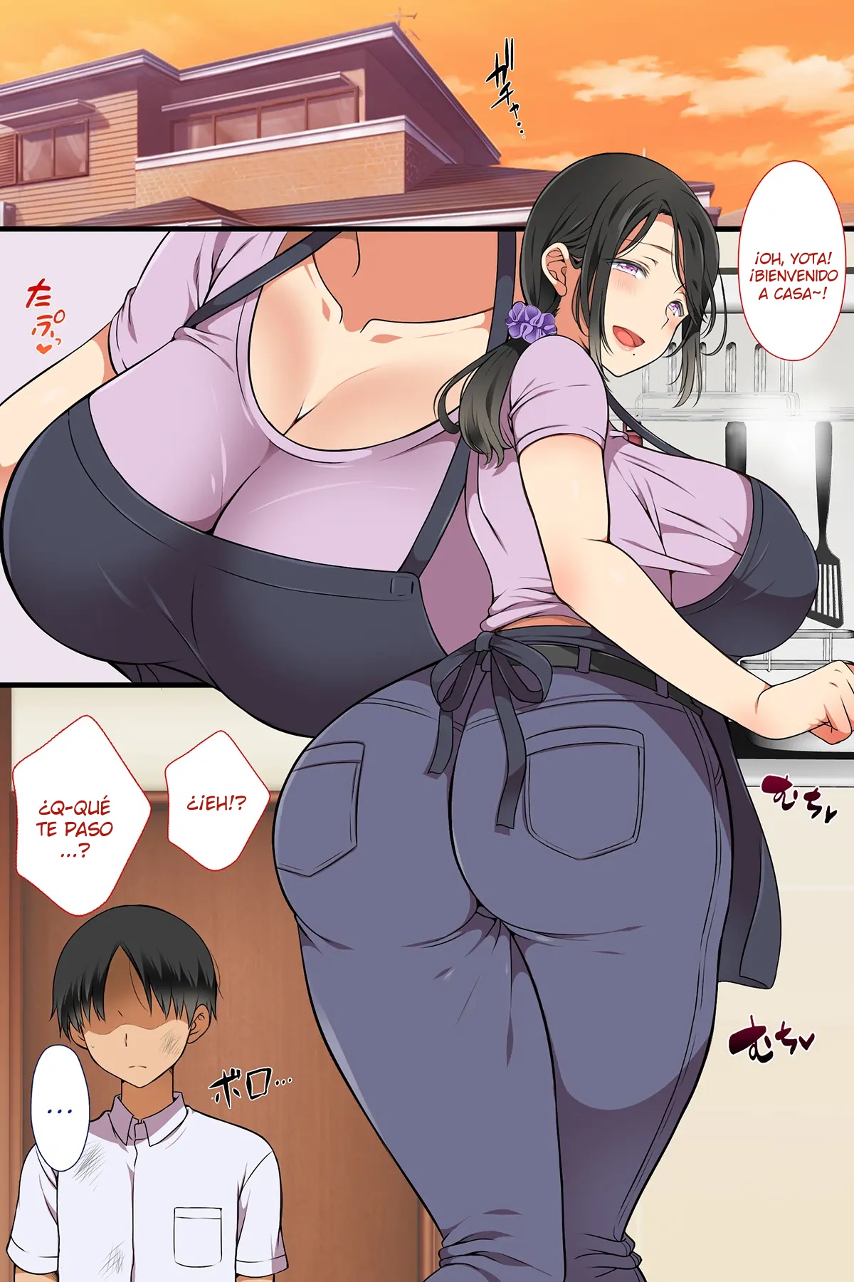Hitozuma ga Classmate ni!? | ¡UNA MILF QUE SE CONVIRTIÓ EN UNA COMPAÑERA DE CLASE! page 2 full