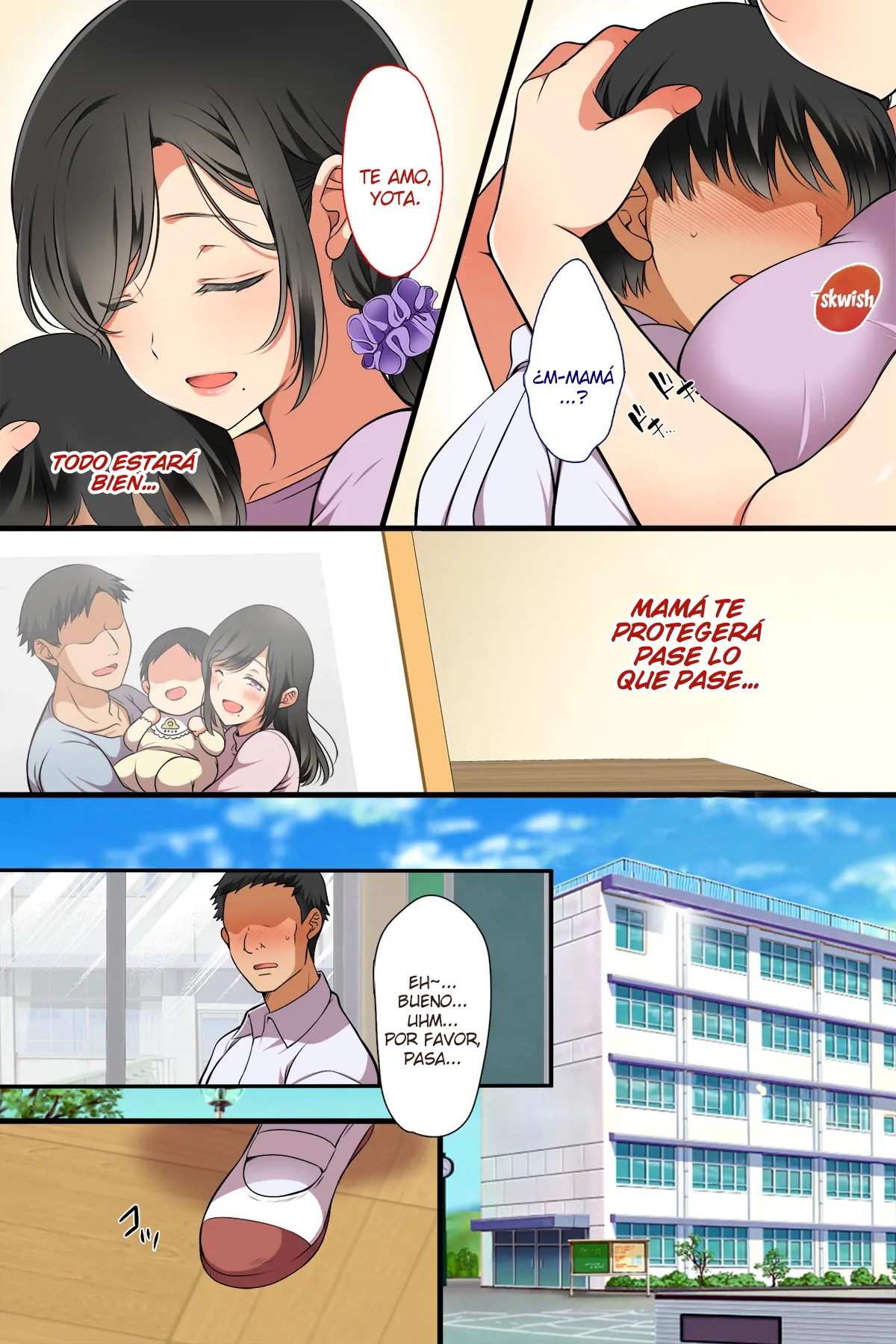 Hitozuma ga Classmate ni!? | ¡UNA MILF QUE SE CONVIRTIÓ EN UNA COMPAÑERA DE CLASE! page 6 full