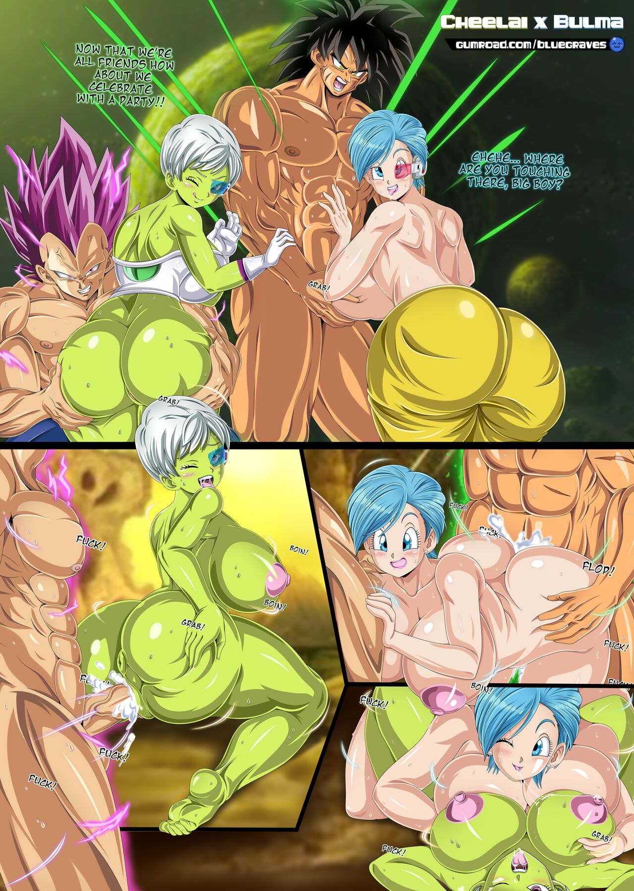 COZY FRIENDS - Cheelai x Bulma page 5 full