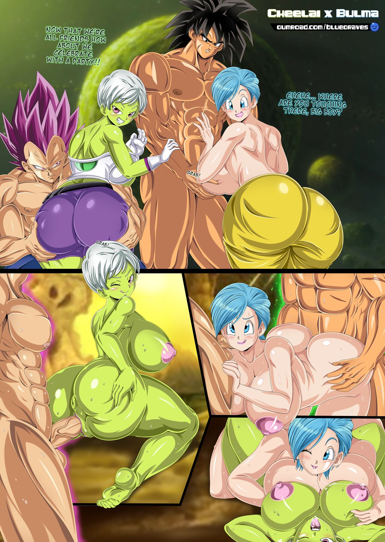 COZY FRIENDS - Cheelai x Bulma page 7 full
