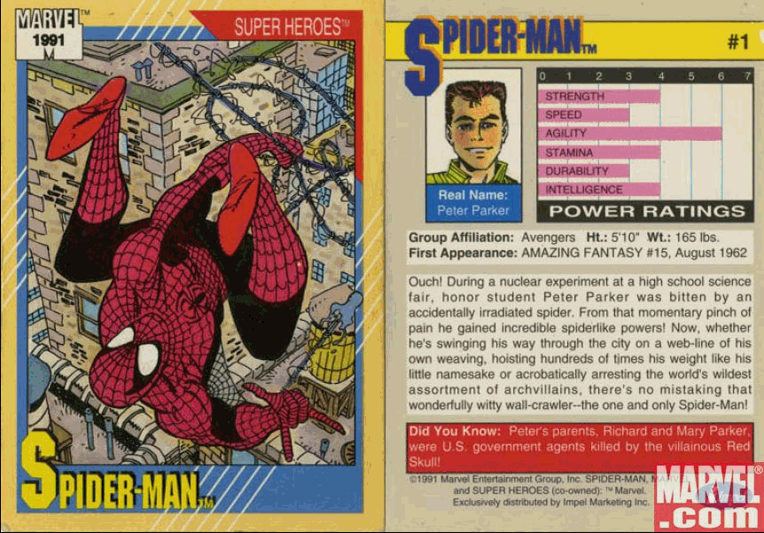 Marvel Universe II Cards page 1 full
