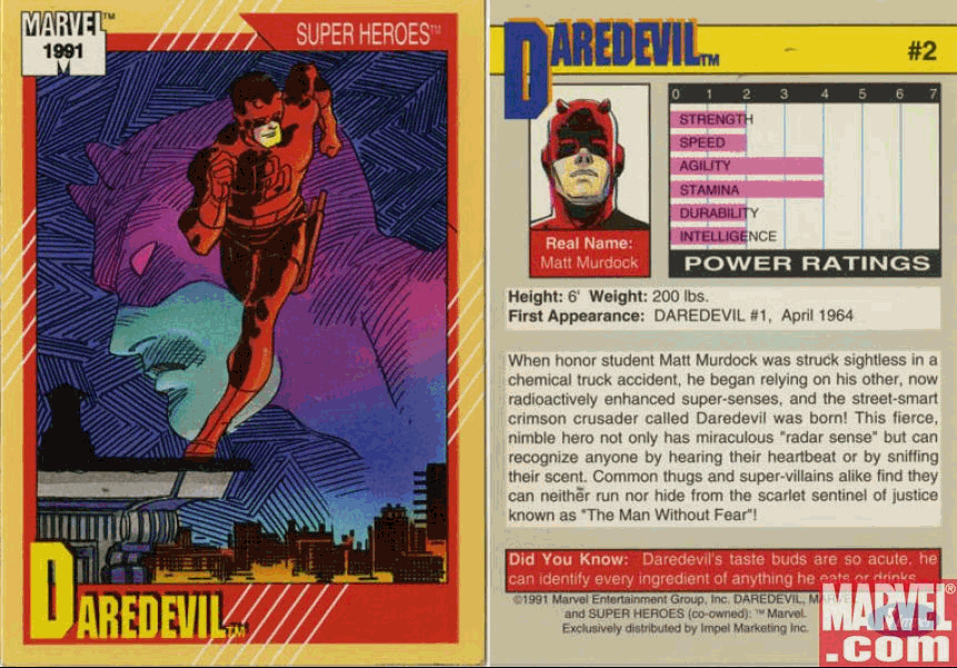 Marvel Universe II Cards page 2 full