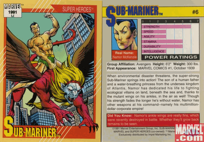 Marvel Universe II Cards page 6 full